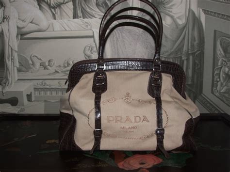 1913 prada|vintage Prada milano 1913 handbags.